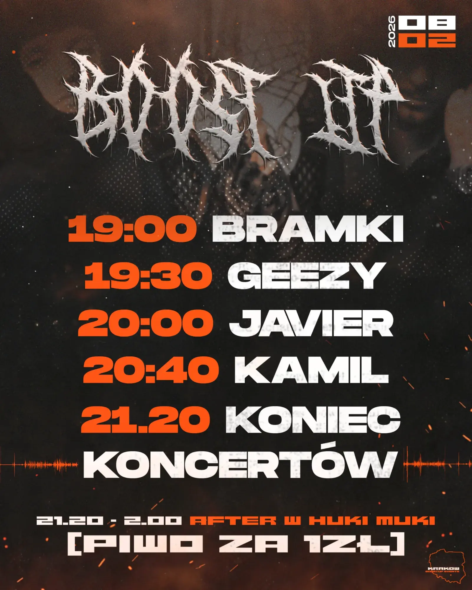 Boost Up Rozpiska